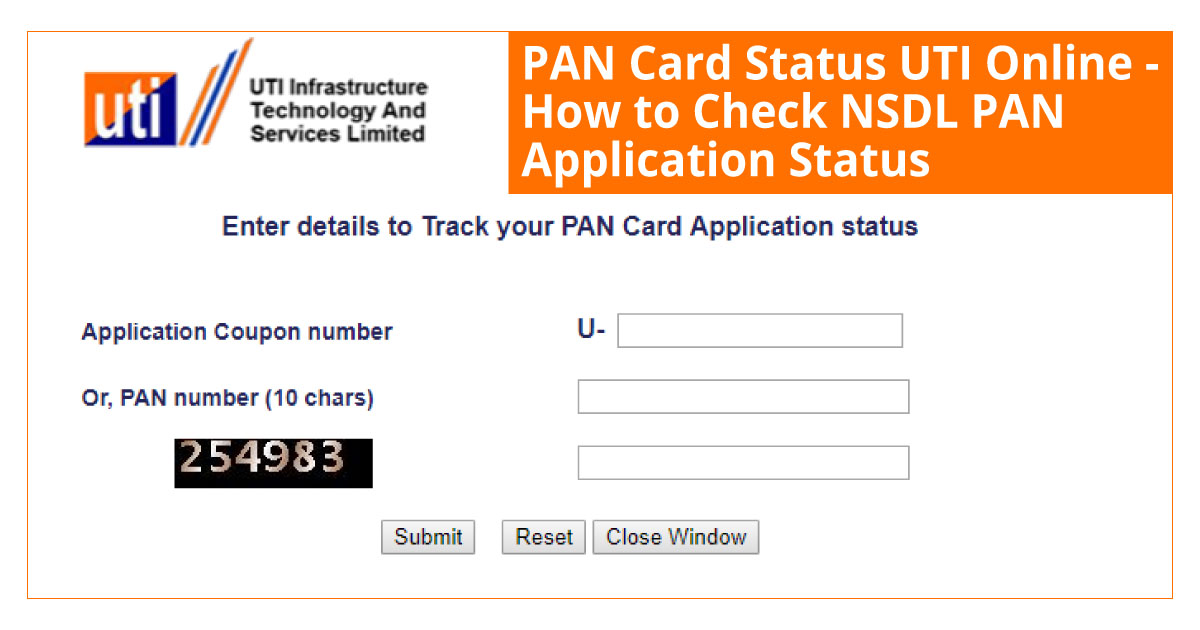PAN Card Status